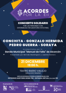 “Acordes por la EII», el concierto solidario para dar visibilidad a la Enfermedad Inflamatoria Intestinal