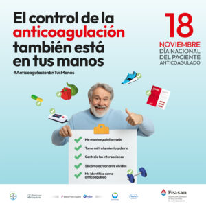 FEASAN lanza una campaña para fomentar el autocuidado de los pacientes anticoagulados