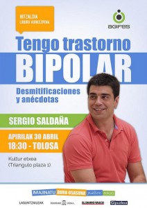 Charla de AGIFES sobre el trastorno bipolar, este miércoles en Tolosa