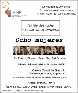 CARTEL TEATRO OCHO MUJERES