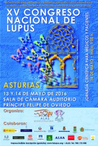 Cartel XV CONGRESO NACIONAL LUPUS