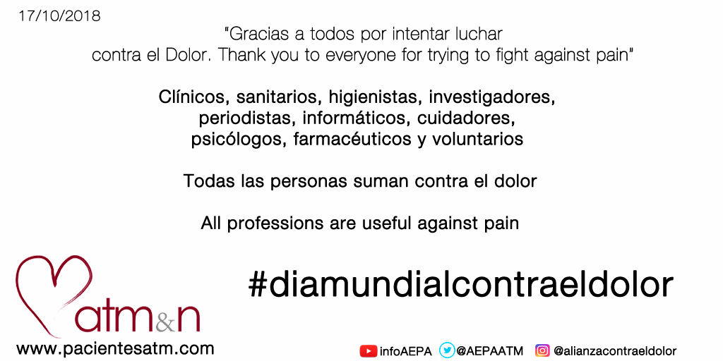 Dia Mundial contra el dolor