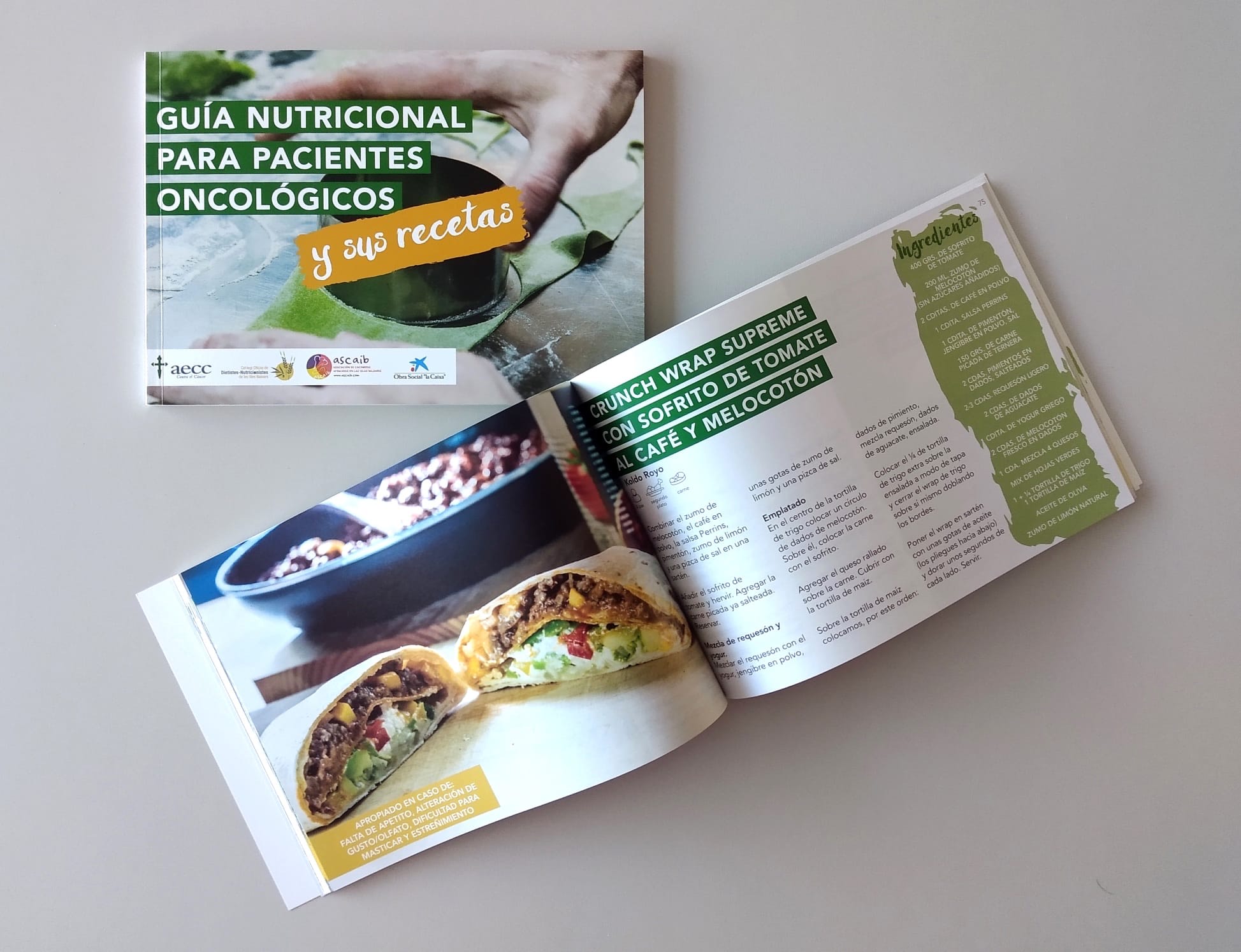 Recetas y consejos dietéticos para pacientes con cáncer