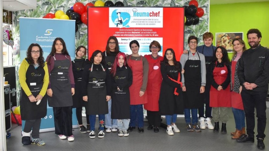 Taller de cocina para adolescentes con patologías reumáticas