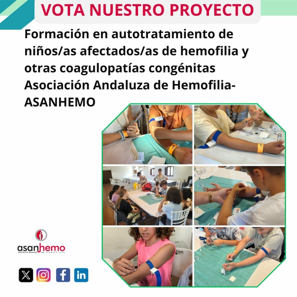 Formación a pacientes de hemofilia